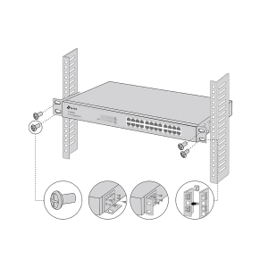 RACKMOUNT Kit-19 Kit De Montage Pour Switches 19 Pouces